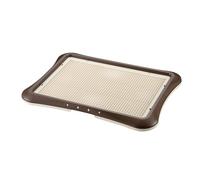 Richell Paw Trax Mesh Training Tray, Brown