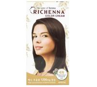 RICHENNA Color Cream Tintura per Capelli con Hennè #4N Medium Brown Easy Self...