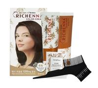 RICHENNA Color Cream tintura per capelli con henné #4N Medium Brown x 10ea au...