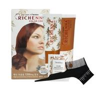 RICHENNA Color Cream Tintura per capelli con henné #6MB Mogano x 1ea Easy Sel...