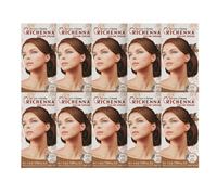 RICHENNA Color Cream tintura per capelli con henné #6N castagno chiaro x 10ea...