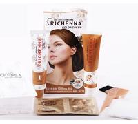 RICHENNA Hair Color Cream 1 set D.I.Y. Colorazione per capelli contiene henné...