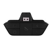 Richer-R Adattatore per Cuffia Stereo Xbox One,ASHATA Adattatore per Cuffie Stereo Antipolvere Convertitore per Cuffie con Controllo del Gioco Sincronizzazione Audio Stereo per Xbox One Nero