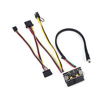 Richer-R - Modulo di alimentazione a 24 pin ATX 12 V DC ingresso Breadboard, 150 W di uscita, adattatore di alimentazione per PC e alloggiamento da 1U