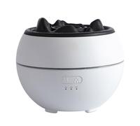 Richeyty Vulcano Simulato Lava LED Luce Umidificatore USB Diffusore di Essenziali Silenzioso Luce Notturna Umidificatore d'Aria Nebulizzante, B