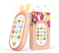 Richgv Telefono Giocattolo per neonato, cellulare giocattolo per bambini. Baby Smart Phone, Giocattoli elettronici per l'apprendimento, Musica, Numeri, Animali.dormire. Regalo per Neonato 6 Mesi +