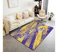 richhome Tappeto per area calcistica, 150 x 200 cm, per camera da letto, soggiorno, morbido, antiscivolo, motivo calcio, città, sport, decorazione, tappeto per interni, per casa, sala da pranzo