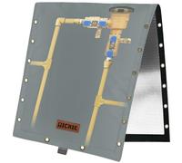 RICHIE Copertura antiriflusso con apertura a 3 vie (-15 ° F), resistente involucro isolato a 5 strati, protezione per tutte le stagioni per tubi esterni, valvola irrigatore per irrigazione, pompa