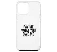 Richiesta di denaro umoristica Pay Me What You Owe Me Custodia per iPhone 12 Pro Max