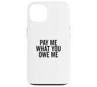 Richiesta di denaro umoristica Pay Me What You Owe Me Custodia per iPhone 13