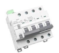 Richiusure automatiche su guida Din Mini interruttore GRD9L-R GYM9 4POLE AC MCB 6KA 1 pz(GYM9-4P-MCB-63A,AC220V)