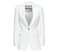 Richmond - Blazer monopetto a righe verticali - -Jackets -Donna -Bianco -S