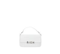 Richmond Borsa a tracolla bianca da donna con logo RICH UNI