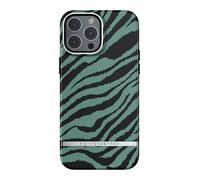 Richmond & Finch Custodia compatibile con iPhone 13 Pro Max, custodia con zebra smeraldo, 6,7 zol, custodia protettiva completa