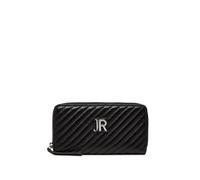 Richmond Il portafoglio Richmond da donna in pelle nera è un accessorio elegante e pratico, perfetto per tenere in ordine i tuoi effetti personali. Realizzato con materiali di alta qualità, offre scom