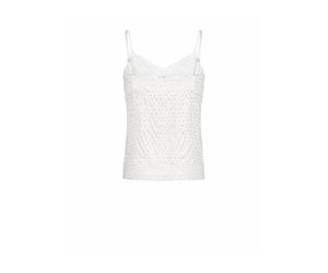 Richmond - Openwork Strap Top - - Tops - Donna - Bianco - L