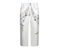 Richmond - Ornamental Graphic Straight Jeans - - Jeans - Uomo - Bianco - M
