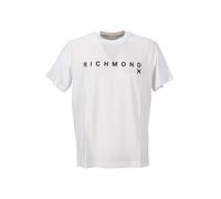 Richmond Tshirt Uomo in Cotone Stampa Logo sul Davanti UMA24143TS