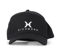 Richmond X - Cappello nero con visiera e retro in retina per uomo