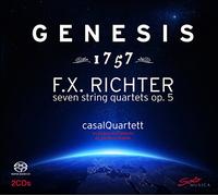 Richter Franz Xavier - 7 Quartetti Per Archi Op.5 - "Genesis 17