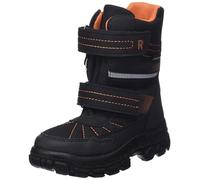 Richter Kinderschuhe Davos, Stivali da Neve, Nero Arancio, 28 EU