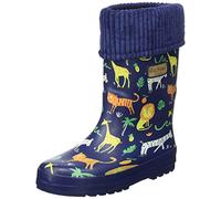 Richter Kinderschuhe Stivali da puddleboots, Gomma, Nautical Print Zoo, 33 EU