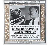 Richter, Rostropoich - Richter, Rostropoich - Richter, Rostropoich - Brahms Cello Sonata no.1. Grieg Cello Sonata, Rostropovich, Richter
