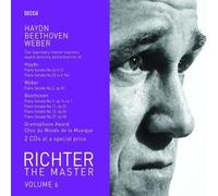 Richter the Master, Vol. 6: Haydn/Beethoven/Weber - Piano Sonatas (2007-09-07)