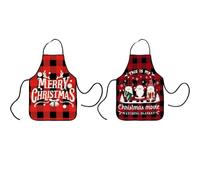 RichVibe 2 grembiuli natalizi da cucina, regolabili, per cucinare feste di Natale