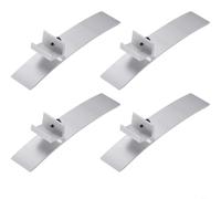 RichVibe 2 piedini per pannello riscaldante a infrarossi, gambe in alluminio resistente per radiatori spessi 16-22 mm, max 1300 x 610 mm, base di supporto portatile per casa e ufficio (4 pezzi)