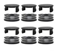 RichVibe Bobina di ricambio per decespugliatore e copertura compatibile con Parkside per modelli PRTA 20-Li A1 B1 B2 C3 PRT, diametro 1,6 mm, lunghezza 8 m