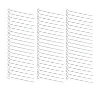 RichVibe Confezione da 60 lampioni in metallo C7 C9, 30,5 cm, paletti da giardino con parte superiore per anello, supporto per piante, picchi decorativi per prato