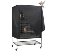 RichVibe Copertura per gabbia per uccelli, impermeabile, progettata per l'uso quotidiano e facile manutenzione (97 x 61 x 122 cm)