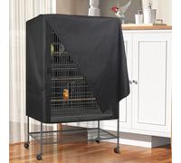 RichVibe Copertura per gabbia per uccelli, impermeabile, progettata per l'uso quotidiano e facile manutenzione (84 x 59 x 104 cm)
