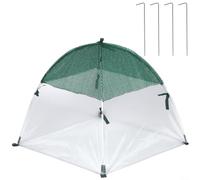 RichVibe Copertura protettiva portatile per piante, da giardino, serra, riparo trasparente, con paletti, 60 x 60 x 60 cm, protezione per piante da esterno (D)