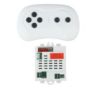 RichVibe CSR-12T-1B - Kit di controllo per auto da 12 V, per bambini, con telecomando e ricevitore ABS in metallo