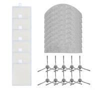 RichVibe Kit di accessori per aspirapolvere per Vyzzle D10, per ILIFE V20, per Laresar per L10, per Roidmi Eve per ROOK S, spazzole laterali, panni mocio, filtri (B)