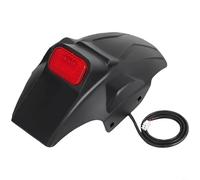 RichVibe Kit staffa fanale posteriore e posteriore per scooter elettrico KuKirin Master, parafango in plastica ABS con supporto luce, nero (D)