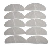 RichVibe Panno mocio di ricambio per robot aspirapolvere Midea S8 S8 Plus CLIEN T24 ThinkAir RV50 Pro, lavabile con prestazioni di lunga durata, accessori per la pulizia del pavimento