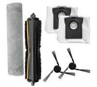 RichVibe Parti di ricambio per aspirapolvere Mova Z5 Z5 Pro Z50 Ultra Z50 con spazzole principali, spazzole laterali, panni mocio, sacchetti per aspirapolvere set di accessori (A)