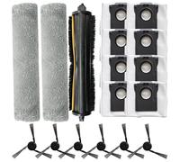 RichVibe Parti di ricambio per aspirapolvere Mova Z5 Z5 Pro Z50 Ultra Z50 con spazzole principali, spazzole laterali, panni per mocio, sacchetti per la polvere, set di accessori per aspirapolvere (B)