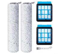 RichVibe Per Bissell Per CrossWave Rullo Compatibile Per Spazzola & Filtro Set 2 Per Spazzole, 2 Filtri, 1 Strumento di Pulizia Per 3912N 4046