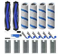 RichVibe per ECOVACS per DEEBOT X11 OmniCyclone X11 Pro per OMNI Strumenti di Pulizia con Spazzole Principali, Filtri, Cuscinetti Roller Mop e Spazzole Laterali