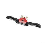 RichVibe Pialla per legno con lama regolabile in acciaio, professionale, per falegnameria, officina, colore nero e rosso, 207-240 mm (rosso A)