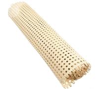 RichVibe Rattan Mesh Roll Sheet Webbing Caning Material For Chair Furniture Repair Kit Opzioni di dimensioni multiple per la decorazione dello schermo della porta dell'armadio (B)