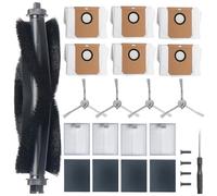 RichVibe Set di accessori per aspirapolvere, con spazzola principale, spazzole laterali, filtri, panni per mocio e sacchetti per la polvere per Eufy L60, L60 per pulitori robotici HYBRID, L60 SES, L50