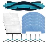 RichVibe Set di ricambio per aspirapolvere Ultenic D10 Robot Aspirapolvere Spazzola a Rullo Principale Spazzole Laterali Elementi Filtranti Panno Pulizia Kit di Manutenzione (B)