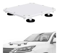 RichVibe Supporto per cuscinetti bianchi con copertura protettiva per Mini, parte posteriore in lega di alluminio con rivestimento resistente ai raggi UV, pannello frontale in PC, 4 magneti di