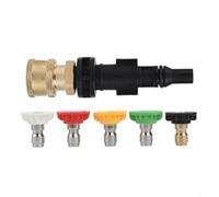 RichVibe Ugello adattatore a innesto rapido per lavor, per PARKSIDE PHD, Interskol e Hammer Sterwins - 3500 PSI ad alta pressione, temperatura nominale 60 °C, connessione rapida da 1/4"