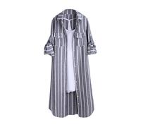 Richymfa Camicia a Quadri Donna Elegante Cotone, Camicia Country Manica Lunga Casual Camicia Scozzese Flanella Oversize Camicette Button Down Bluse e Camicie Stile Boyfriend Taglie Forti